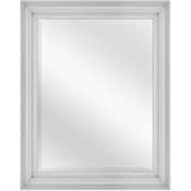 Wholesale - WALL MIRROR 34.66"X44.66" OD EZRA GRY WOODGRAIN C/P 1, UPC: 44021645109